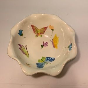 Vintage Nantucket Butterfly Bowl